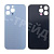 Задняя крышка для iPhone 13 Pro Max (A2645) Голубой (стекло, узкий вырез под камеру, логотип) - Премиум