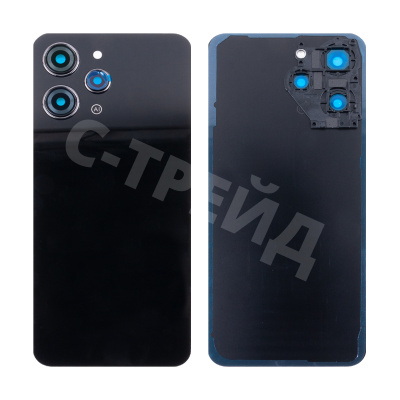 Задняя крышка для Xiaomi Redmi 12 4G (23053RN02Y) Черный - Премиум