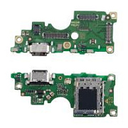 Шлейф для Infinix Zero 40 5G (X6861) плата на системный разъем/разъем SIM/микрофон - Премиум