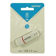 USB-флеш (USB 2.0) 8GB Smartbuy Crown Белый
