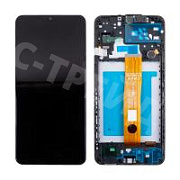 Дисплей для Samsung Galaxy A04s (A047F) модуль c рамкой Черный - OR Ref. (SP)