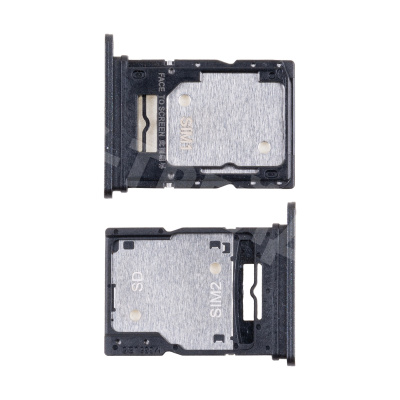 Держатель SIM для Xiaomi Redmi Note 13 4G (23129RAA4G/23124RA7EO/23129RA5FL) Черный