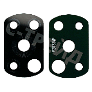 Стекло камеры для Xiaomi Poco X3 NFC/X3 Pro (M2007J20CG/M2102J20SG) Черный