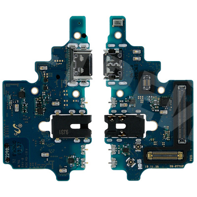 Шлейф для Samsung Galaxy Note 10 Lite (N770F) плата системный разъем/разъем гарнитуры/микрофон