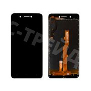 Дисплей для Itel A25 (L5002) в сборе с тачскрином Черный - Оптима