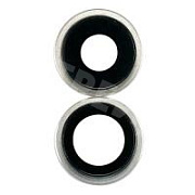 Стекло камеры для iPhone 11 (комплект 2 шт.) Белый