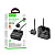 Сетевой фильтр с портами Hoco AC27 (2500W, QС3.0, PD, 2 розетки + 1 порт USB, 2 порта Type-C, 2 м) Черный