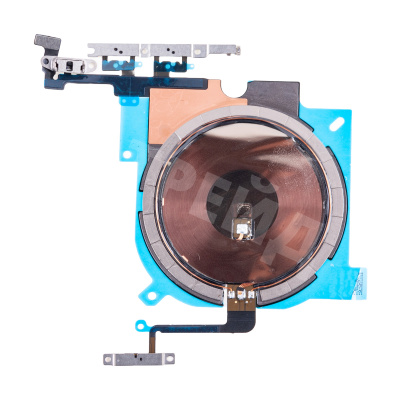 Шлейф для iPhone 12 Pro Max на беспроводную зарядку/кнопку включения/кнопки громкости - Премиум