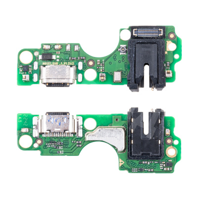 Шлейф для Tecno Spark Go 2023 (BF7) плата на системный разъем/разъем гарнитуры/микрофон - Премиум