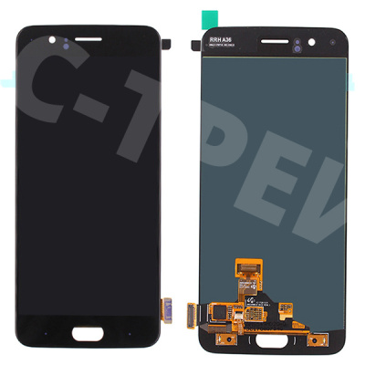 Дисплей для OnePlus 5 (A5000) в сборе с тачскрином Черный - (OLED)