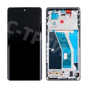 Дисплей для Tecno Spark 20 Pro+ (KJ7) модуль с рамкой Черный - OR