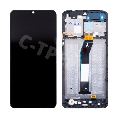 Дисплей для Xiaomi Redmi A3/Poco C61 (23129RN51X/2312BPC51X) модуль с рамкой Черный - OR