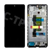 Дисплей для Xiaomi Poco X5 Pro 5G/Redmi Note 12 Pro 5G (22101320G/22101316C/22101316I/22101316G) модуль с рамкой Черный - OR