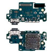 Шлейф для Samsung Galaxy A53 5G (A536B) плата системный разъем/разъем SIM/микрофон