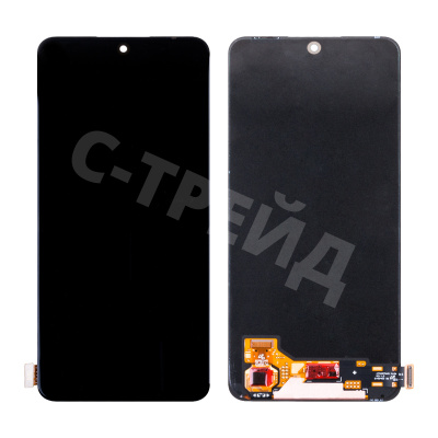 Дисплей для Xiaomi Poco X5 5G/Redmi Note 12 4G/5G (22111317PG/22111317I/23021RAA2Y) в сборе с тачскрином Черный - (OLED)