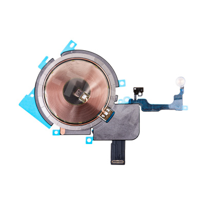 Шлейф для iPhone 15 Pro Max (A3106) на беспроводную зарядку/вспышку/микрофон