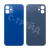 Задняя крышка для iPhone 12 (A2403) Синий (стекло, монолит, широкий вырез под камеру, логотип) - Премиум