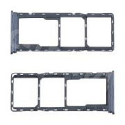 Держатель SIM для Tecno Spark 40 Pro (KM6) Черный