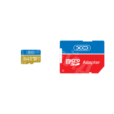 Карта памяти MicroSDXC 64GB Class 10 XO + SD адаптер