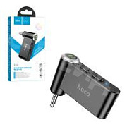Aвтомобильный AUX-адаптер Hoco E58 (Bluetooth) Черный