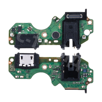 Шлейф для Tecno Spark Go 2022 (KG5m) плата на системный разъем/разъем гарнитуры/микрофон - Премиум