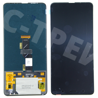 Дисплей для Xiaomi Mi Mix 3 (M1810E5A) в сборе с тачскрином Черный - (OLED)