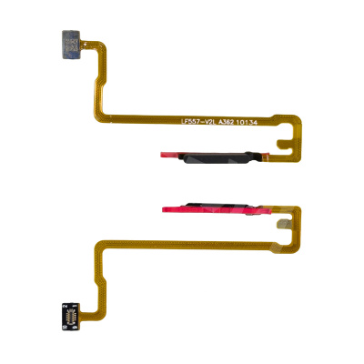 Шлейф для Huawei Honor X7c (ALT-LX1) сканер отпечатка пальцев Черный