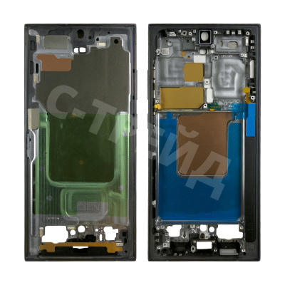 Рамка дисплея для Samsung Galaxy S24 Ultra (S928B) Черный (возможен дефект ЛКП)