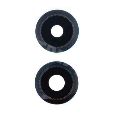 Стекло камеры для Xiaomi Poco X7 Pro (2412DPC0AG) (комплект 2 шт.) Черный