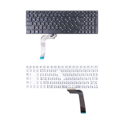 Клавиатура для ноутбука Asus X542/X542BA/X542B/X542U/X542UR/X542UQR/X542UN/X542UF/X542UA Черный