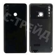 Задняя крышка для Huawei P30 Lite (MAR-LX1M) (24MP) Черный - Премиум