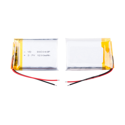 Аккумулятор универсальный 803040p 3,7v Li-Pol 1200 mAh (8*30*40 mm)