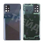 Задняя крышка для Samsung Galaxy A51 (A515F) Черный - Премиум