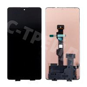 Дисплей для Xiaomi Redmi Note 13 Pro 4G/Poco M6 Pro 4G (23117RA68G/2312FPCA6G) в сборе с тачскрином Черный - (OLED)