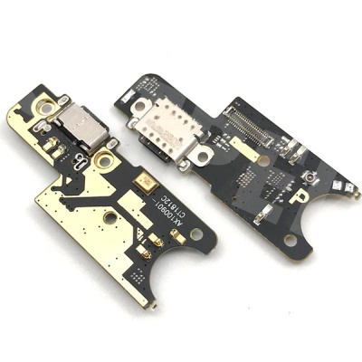Шлейф для Xiaomi Pocophone F1 (M1805E10A) плата системный разъем/микрофон