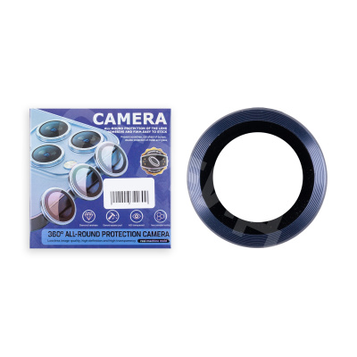 Защитное стекло линзы камеры для iPhone 17 Pro/17 Pro Max (комплект 3 шт.) Синий