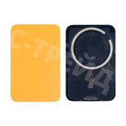 Задняя крышка для iPhone 17 Pro (A3523) Оранжевый (стекло, монолит, MagSafe, логотип) - Премиум