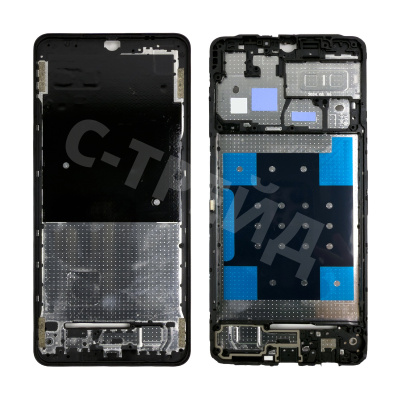 Рамка дисплея для Samsung Galaxy A06 4G (A065F) Черный (возможен дефект ЛКП)