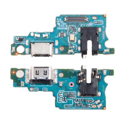 Шлейф для Realme C61 (RMX3930) плата системный разъем/разъем гарнитуры/микрофон - Премиум