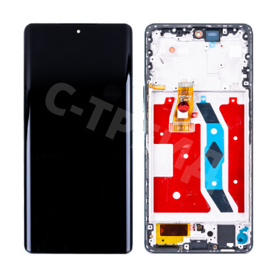 Дисплей для Huawei Honor X9a 5G/X40/Magic 5 Lite (RMO-NX1) модуль с рамкой Зеленый - OR