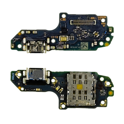 Шлейф для Huawei Nova Y72/Y72S/Y63 (MGA-LX3/GFY-LX1) плата системный разъем/разъем SIM/микрофон - Премиум