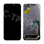Дисплей для iPhone 12 Pro Max (A2411) в сборе с тачскрином Черный - DD (Hard OLED, HD+) (площадка под IC)