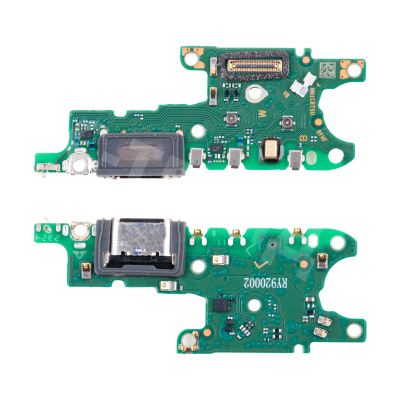 Шлейф для Huawei Honor X8a 4G/90 Lite (CRT-LX1/CRT-NX1) плата на системный разъем/микрофон - Премиум