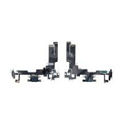 Шлейф для iPhone 14 (A2883) на системный разъем/микрофон Черный - Премиум