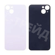 Задняя крышка для iPhone 14 Plus (A2887) Фиолетовый (стекло, широкий вырез под камеру, логотип)
