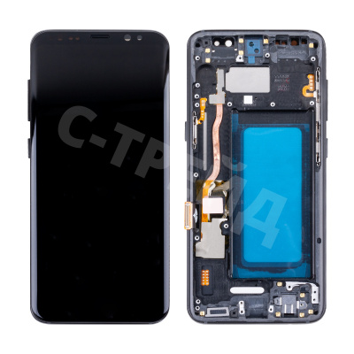 Дисплей для Samsung Galaxy S8 (G950F) модуль с рамкой Черный - (In-Cell)