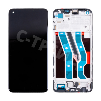 Дисплей для Realme 10 4G (RMX3630) модуль с рамкой Черный - OR