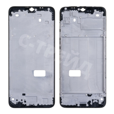 Рамка дисплея для OPPO A15/A15s (CPH2185/CPH2179) Черный (возможен дефект ЛКП)