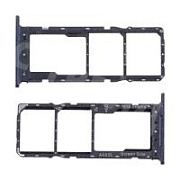 Держатель SIM для Itel A70 (A665L) Черный