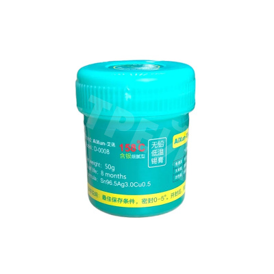 Паста паяльная Aixun AX-SP158M (50 г, низкотемпературная 158°C, бессвинцовая)